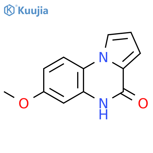 3-Methoxy-5H,6H-pyrrolo1,2-aquinoxalin-6-one structure
