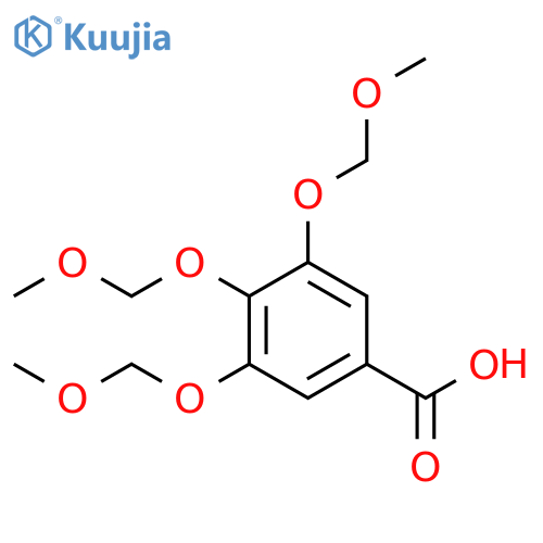 Benzoic acid, 3,4,5-tris(methoxymethoxy)- structure