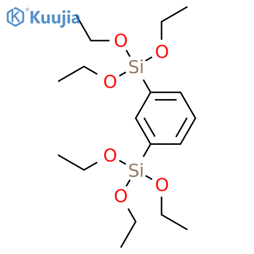 Benzene,1,3-bis(triethoxysilyl)- structure