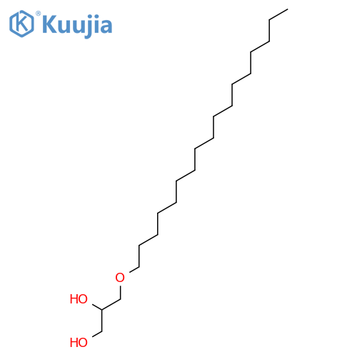 1-O-Heptadecylglycerol structure