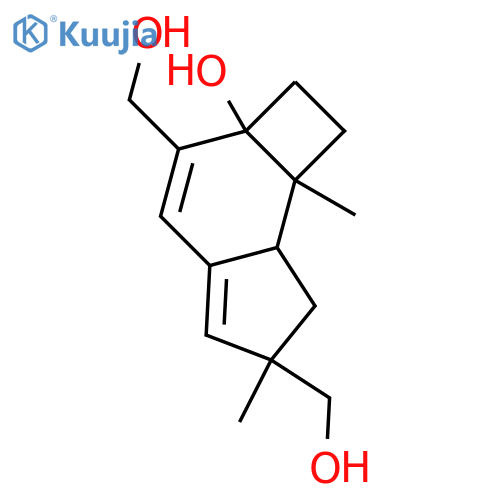 7,9-Protoilludadiene-6,12,14-triol; (6α,11R)-form structure
