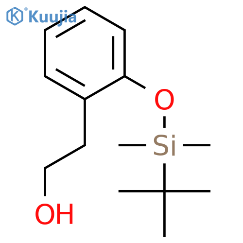 Benzeneethanol, 2-[[(1,1-dimethylethyl)dimethylsilyl]oxy]- structure
