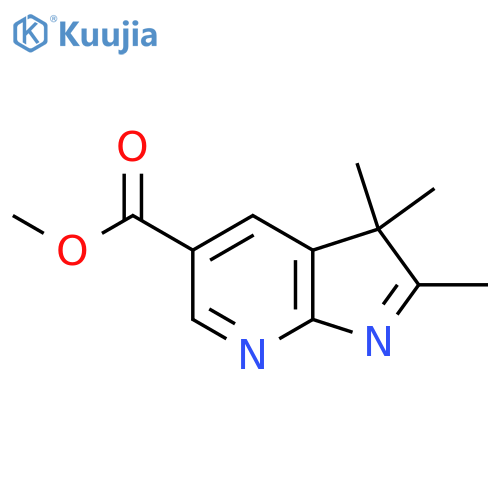 methyl 2,3,3-trimethyl-3H-pyrrolo[2,3-b]pyridine-5-carboxylate structure