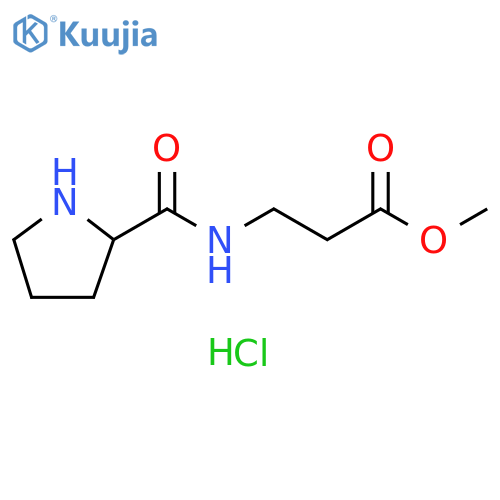 methyl 3-(pyrrolidin-2-yl)formamidopropanoate structure