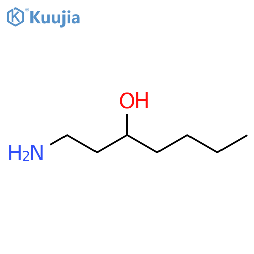 3-Heptanol, 1-amino- structure