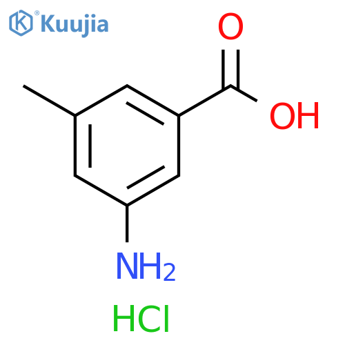 3-amino-5-methylbenzoic acid hydrochloride structure