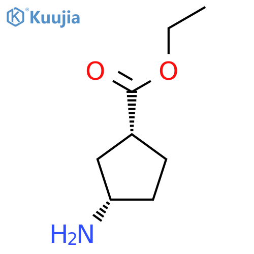 ethyl (1R,3S)-3-aminocyclopentane-1-carboxylate structure