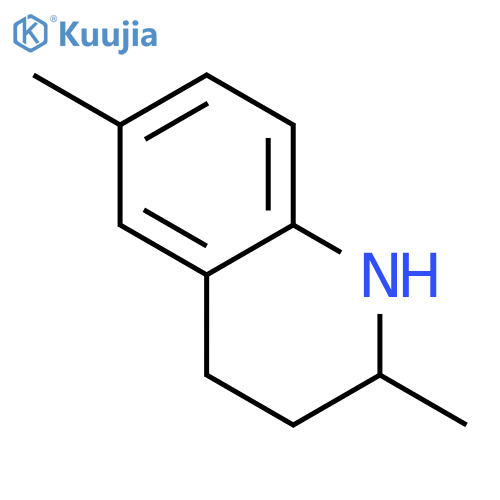 Quinoline, 1,2,3,4-tetrahydro-2,6-dimethyl- structure