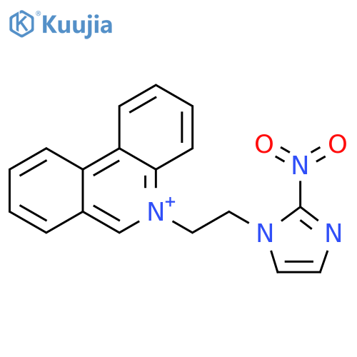 Phenanthridinium,5-[2-(2-nitro-1H-imidazol-1-yl)ethyl]- structure