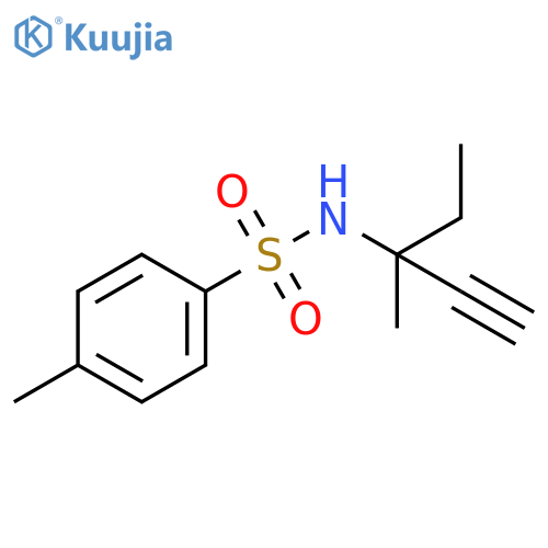 Benzenesulfonamide, N-(1-ethyl-1-methyl-2-propynyl)-4-methyl- structure