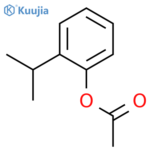 Phenol,2-(1-methylethyl)-, 1-acetate structure
