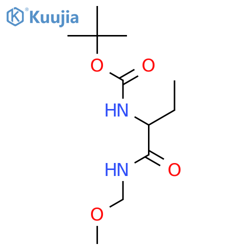 (S)-2-(Boc-amino)-N-methoxy-N-methylbutyramide structure