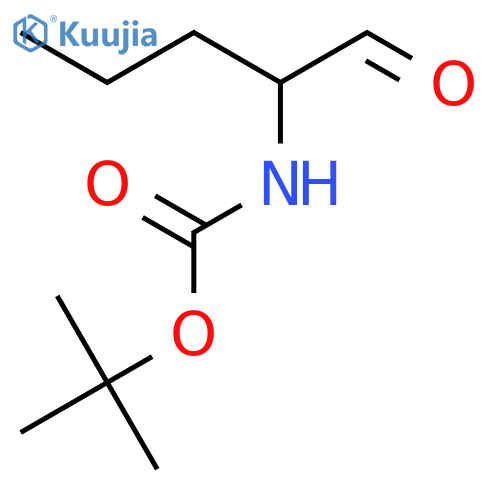 (S)-tert-Butyl (1-oxopentan-2-yl)carbamate structure