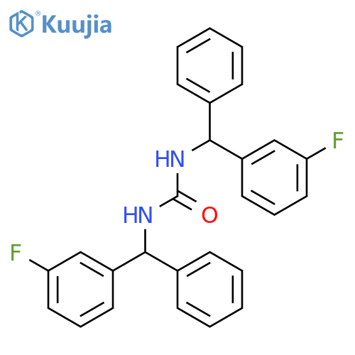 Urea,N,N'-bis[(3-fluorophenyl)phenylmethyl]- structure