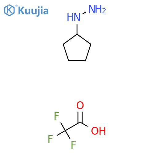 Cyclopentylhydrazine trifluoroacetate structure