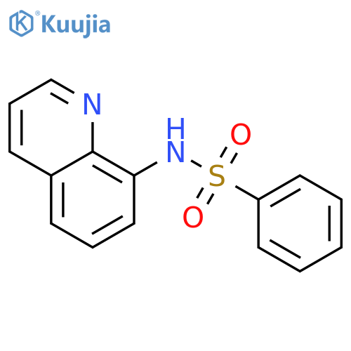 N-(Quinolin-8-yl)benzenesulfonamide structure
