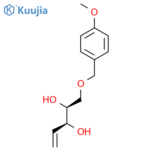 L-threo-Pent-1-enitol, 1,2-dideoxy-5-O-[(4-methoxyphenyl)methyl]- structure