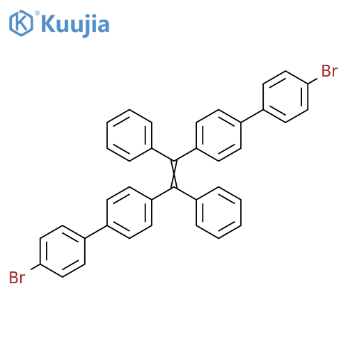4,4''-(1,2-Diphenyl-1,2-ethenediyl)bis4'-bromo-1,1'-biphenyl structure