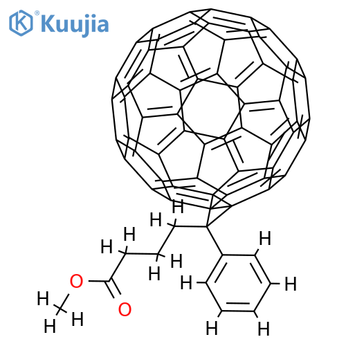 Methyl 6,6-phenyl-C61-butyrate structure