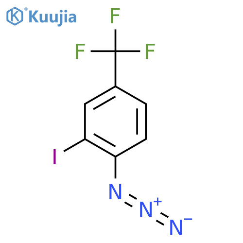 1-Azido-2-iodo-4-(trifluoromethyl)benzene structure