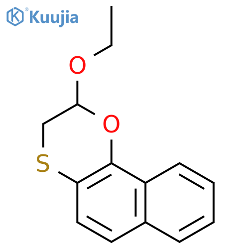 Naphth[1,2-b]-1,4-oxathiin, 2-ethoxy-2,3-dihydro- structure
