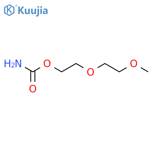 2-(2-Methoxyethoxy)ethyl carbamate structure