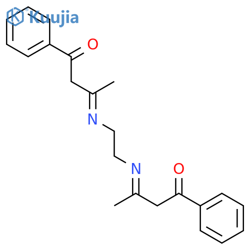 1-Butanone,3,3'-(1,2-ethanediyldinitrilo)bis[1-phenyl- structure