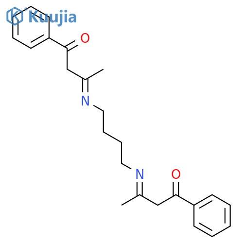 1-Butanone,3,3'-(1,4-butanediyldinitrilo)bis[1-phenyl- structure