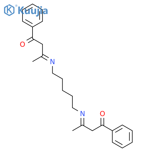 1-Butanone,3,3'-(1,5-pentanediyldinitrilo)bis[1-phenyl- structure