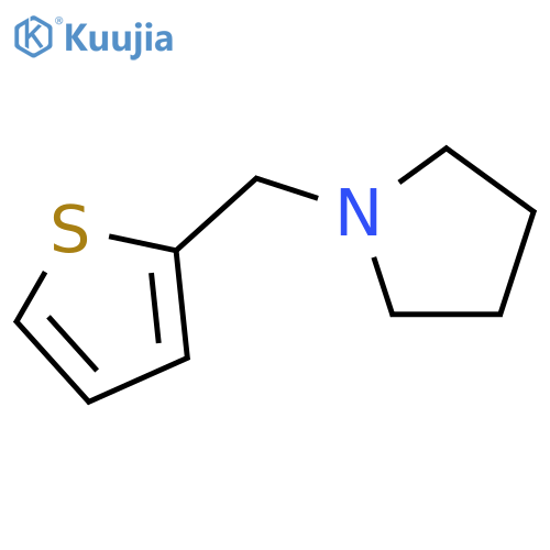 1-(Thiophen-2-ylmethyl)pyrrolidine structure
