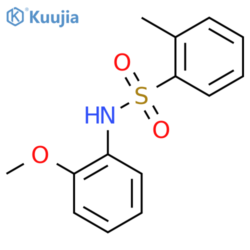 N-(2-Methoxyphenyl)-2-methylbenzenesulfonamide structure