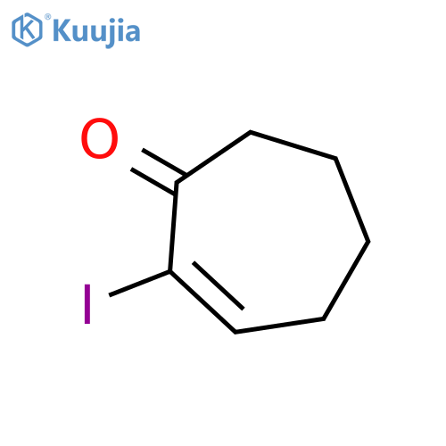 2-Cyclohepten-1-one, 2-iodo- structure