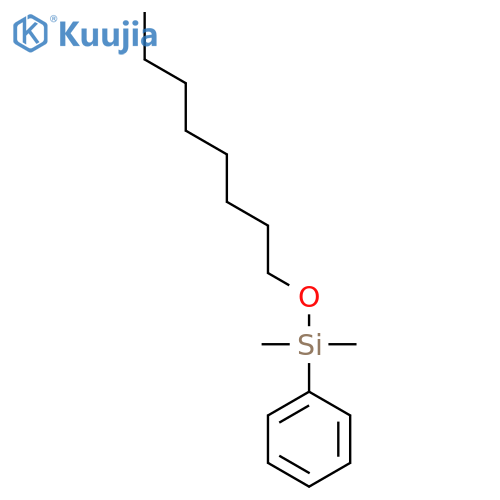 Silane, dimethyl(octyloxy)phenyl- structure