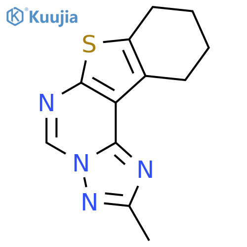 2-Methyl-7,8,9,10-tetrahydro-6-thia-1,3,3a,5-tetraaza-cyclopenta[c]fluorene structure
