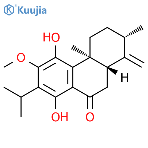 19(4→3)-Abeo-11,12,14-trihydroxy-4(18),8,11,13-abietatetraen-7-one; 12-Me ether structure