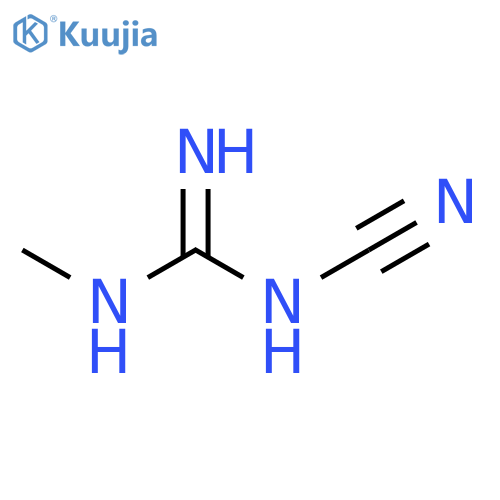 Guanidine,N-cyano-N'-methyl- structure