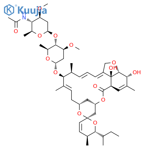 Avermectin B1,4''-(acetylamino)-4''-deoxy- (9CI) structure