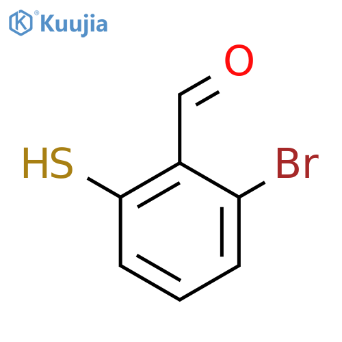 3-Bromo-2-formylthiophenol structure