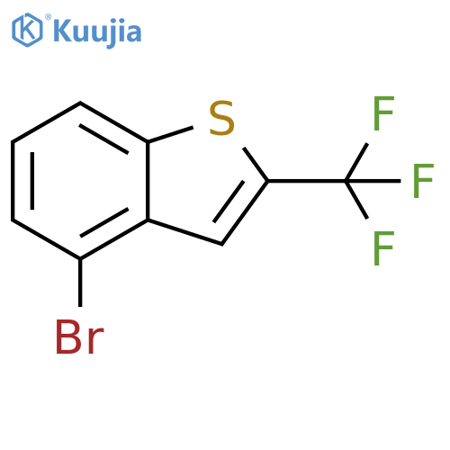 4-bromo-2-(trifluoromethyl)benzothiophene structure
