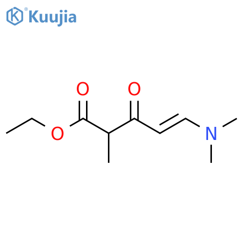 ethyl (4E)-5-(dimethylamino)-2-methyl-3-oxopent-4-enoate structure