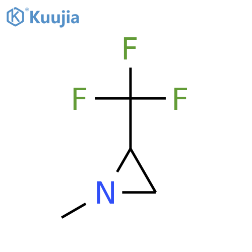 Aziridine,1-methyl-2-(trifluoromethyl)- structure