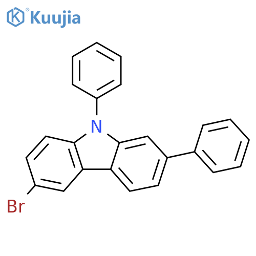 6-Bromo-2,9-diphenylcarbazole structure