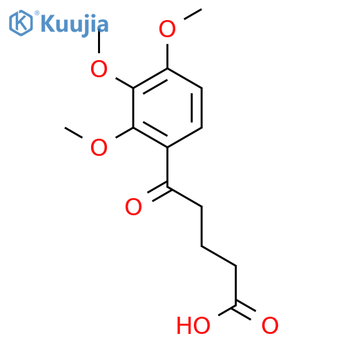 5-(2,3,4-Trimethoxyphenyl)-5-oxovaleric acid structure
