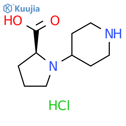 1-(4-piperidinyl)-L-proline dihydrochloride structure