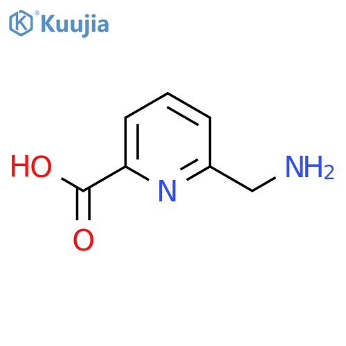 6-(aminomethyl)pyridine-2-carboxylic acid structure