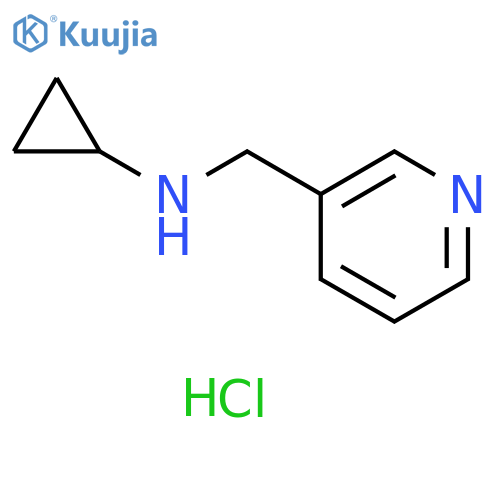 N-(3-pyridinylmethyl)cyclopropanamine dihydrochloride structure