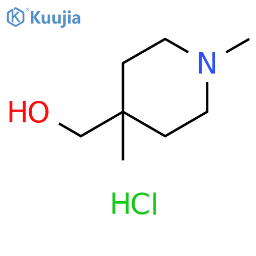(1,4-Dimethylpiperidin-4-yl)methanol Hydrochloride structure