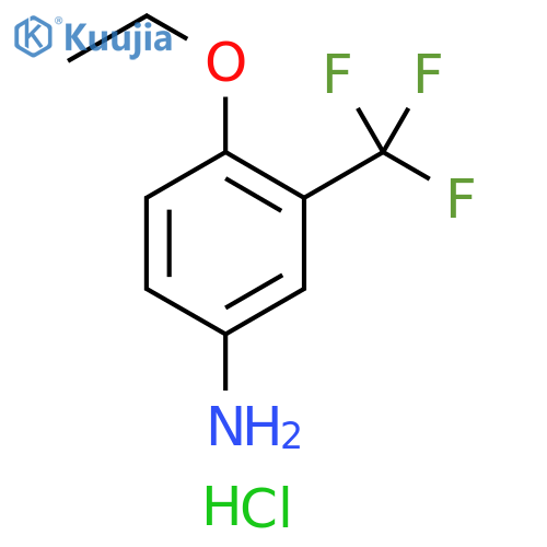4-Ethoxy-3-(trifluoromethyl)phenylamine Hydrochloride structure