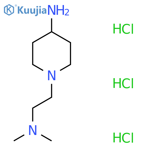 N-2-(4-Amino-1-piperidinyl)ethyl-N,N-dimethylamine trihydrochloride structure