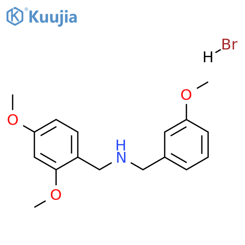 (2,4-dimethoxybenzyl)(3-methoxybenzyl)amine hydrobromide structure